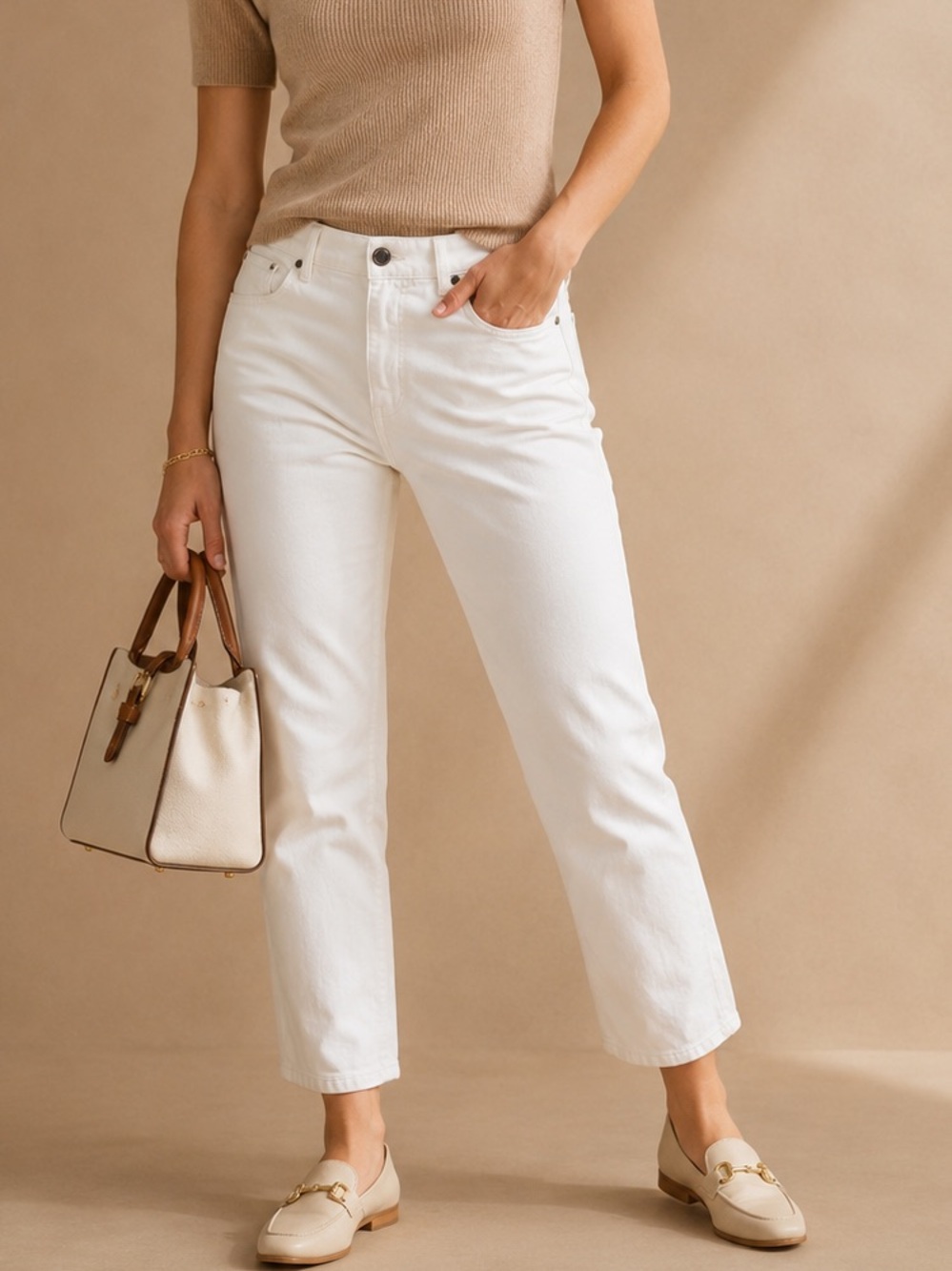 Vintage Juicy Couture White Cropped Capri Pants Size 12 Y2K
